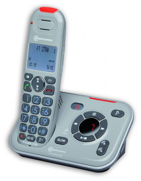 Amplicomms PowerTel 2780 mit Anrufbeantworter Telefon für Schwerhörige von Audioline